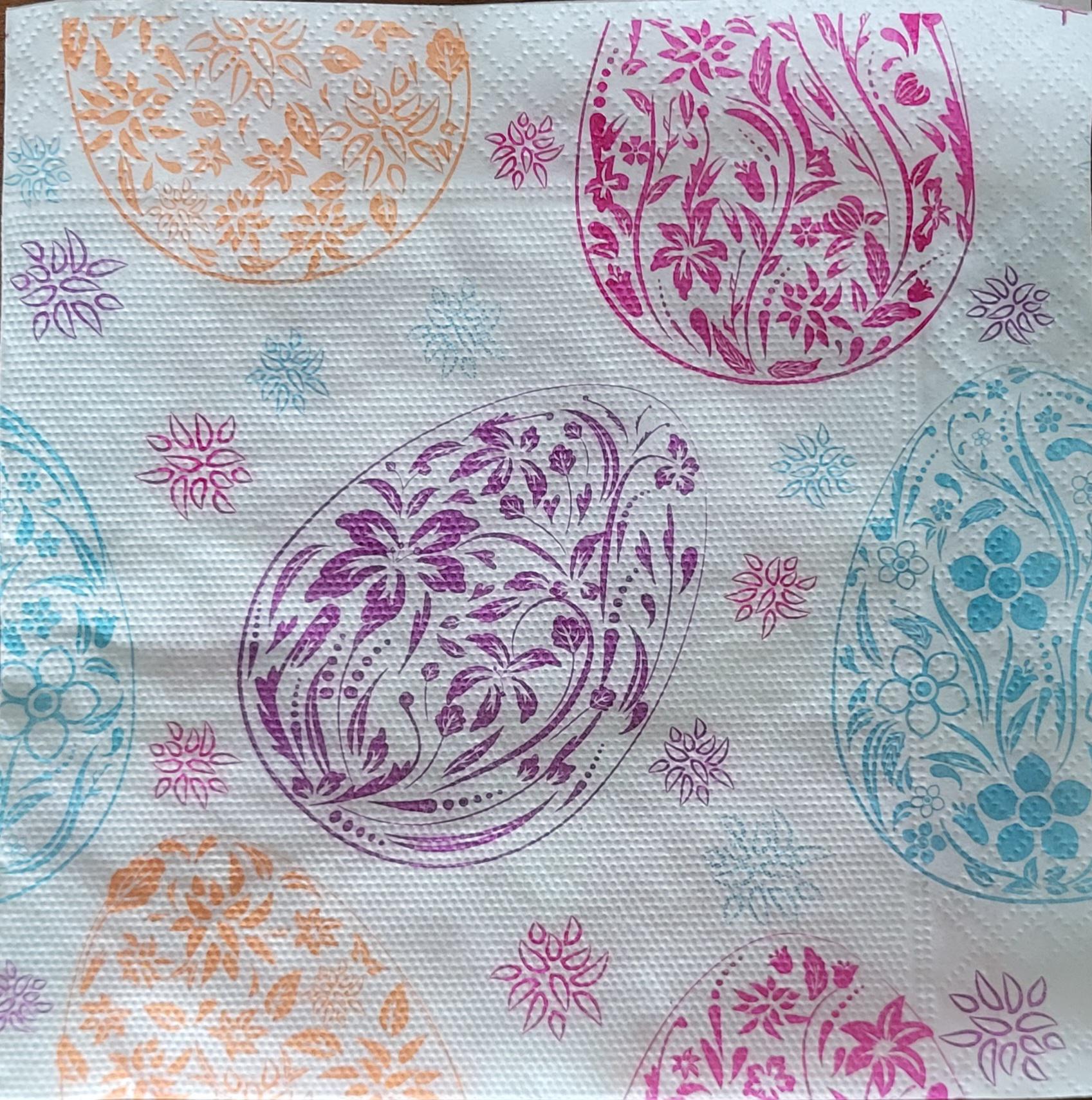 Салфетки столовые бумажные Sharm Яйца-1 33х33 см 20 шт. (31514107)