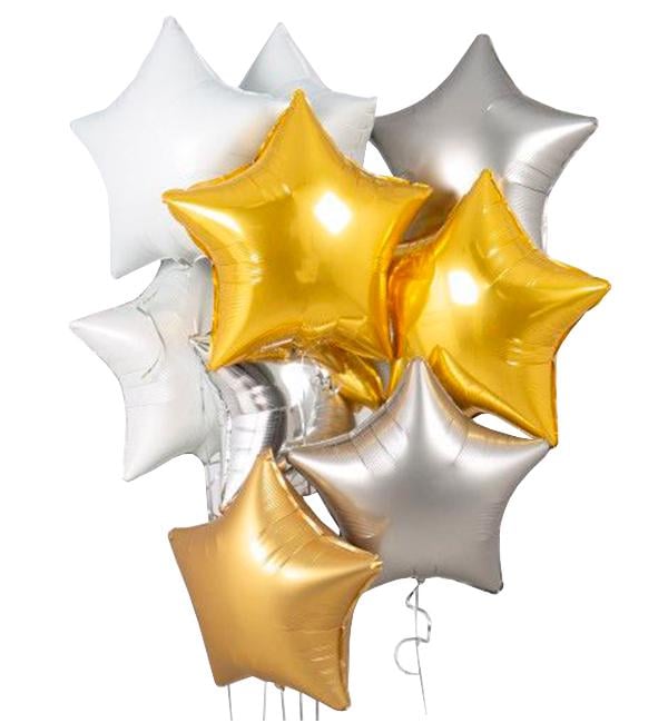 Повітряні кулі Stars 9 шт.