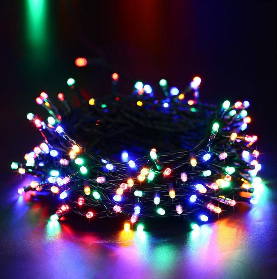 Гірлянда вулична 100 LED 10 м світлодіодна Мультиколор
