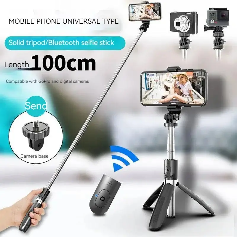 Штатив для телефона Selfie Stick L02 Bluetooth с пультом (17861628) - фото 11