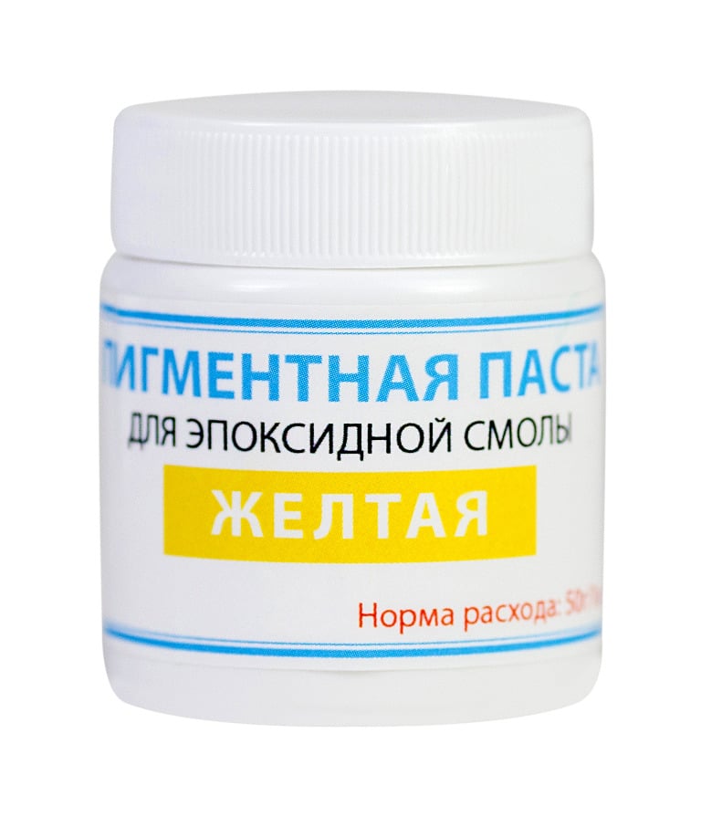 Пигментная паста Просто и Легко для эпоксидной смолы 50 г Желтый (SUN5105)