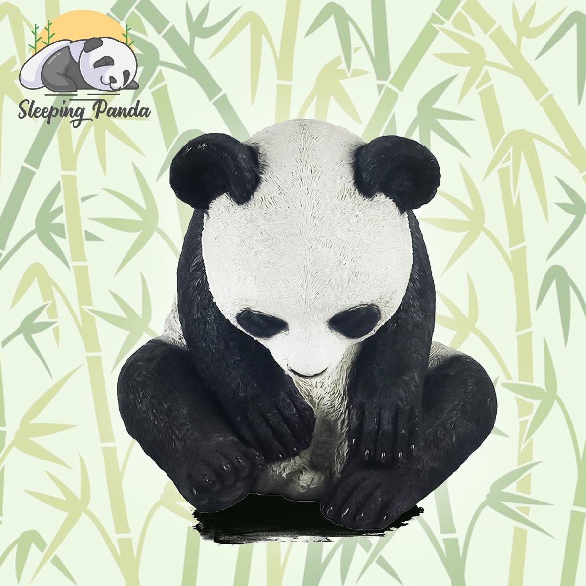 Скульптура декоративна для саду Sleeping panda 27,8 х27х26, 5см (1010434-Other) - фото 3