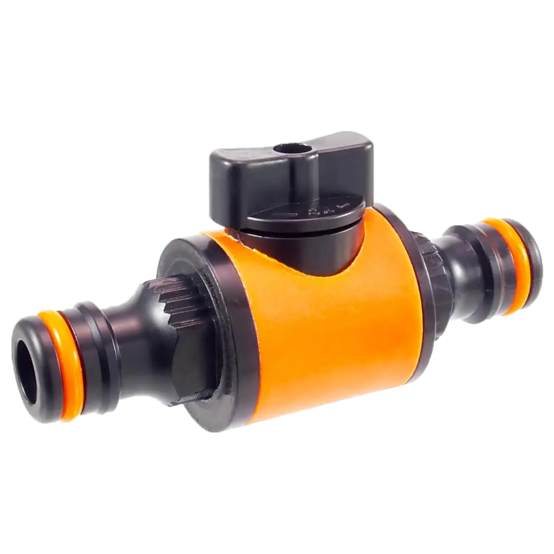 Кран для шланга прямой с двумя адаптерами 1/2" (6585)