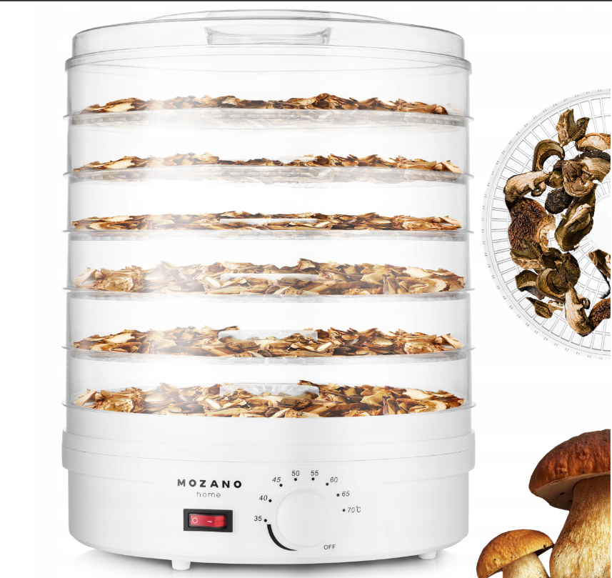 Сушарка для овочів та фруктів Mozano Food Dehydrator 500 Вт (2230336129) - фото 9