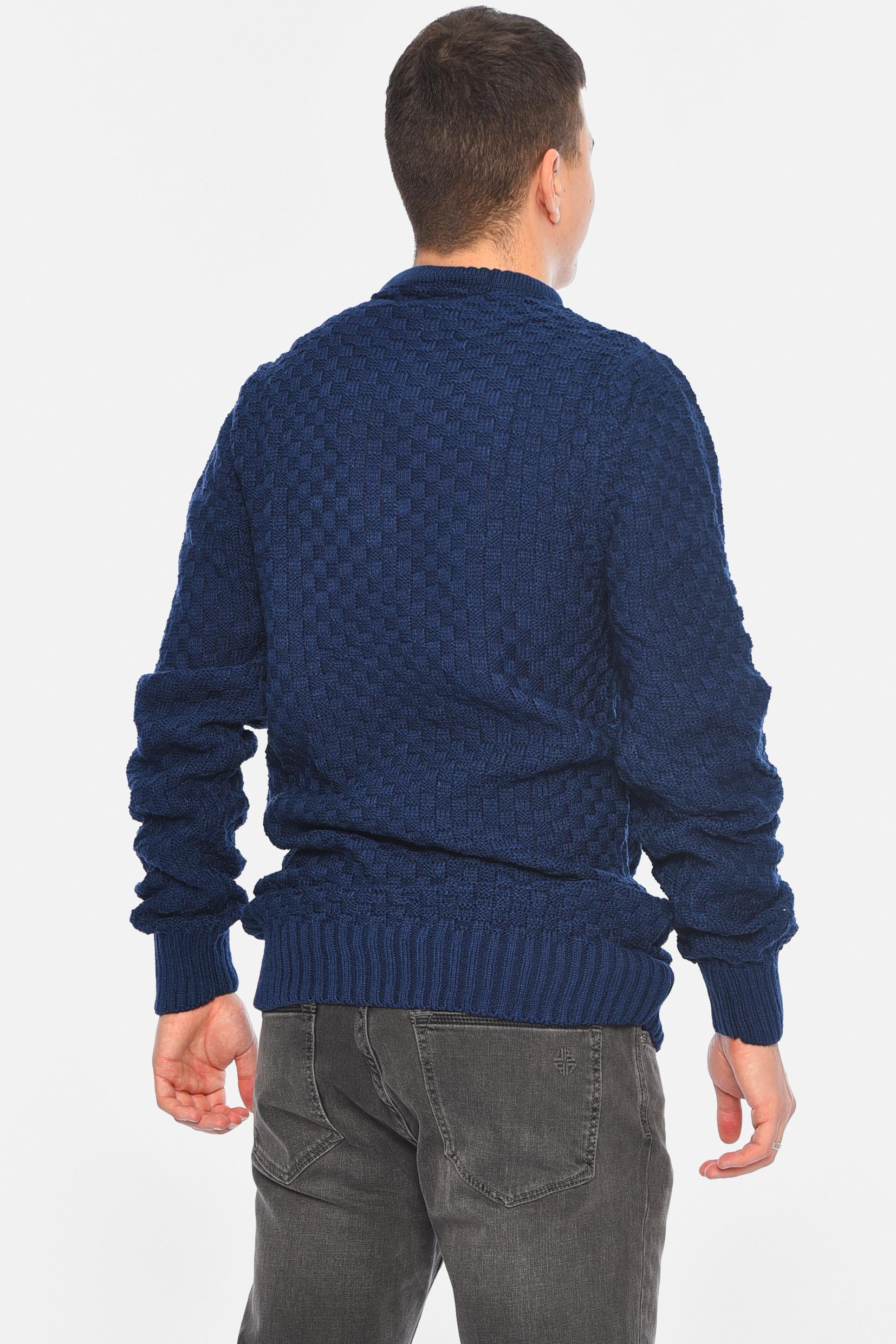 Свитер мужской M Темно-синий (189169) - фото 3