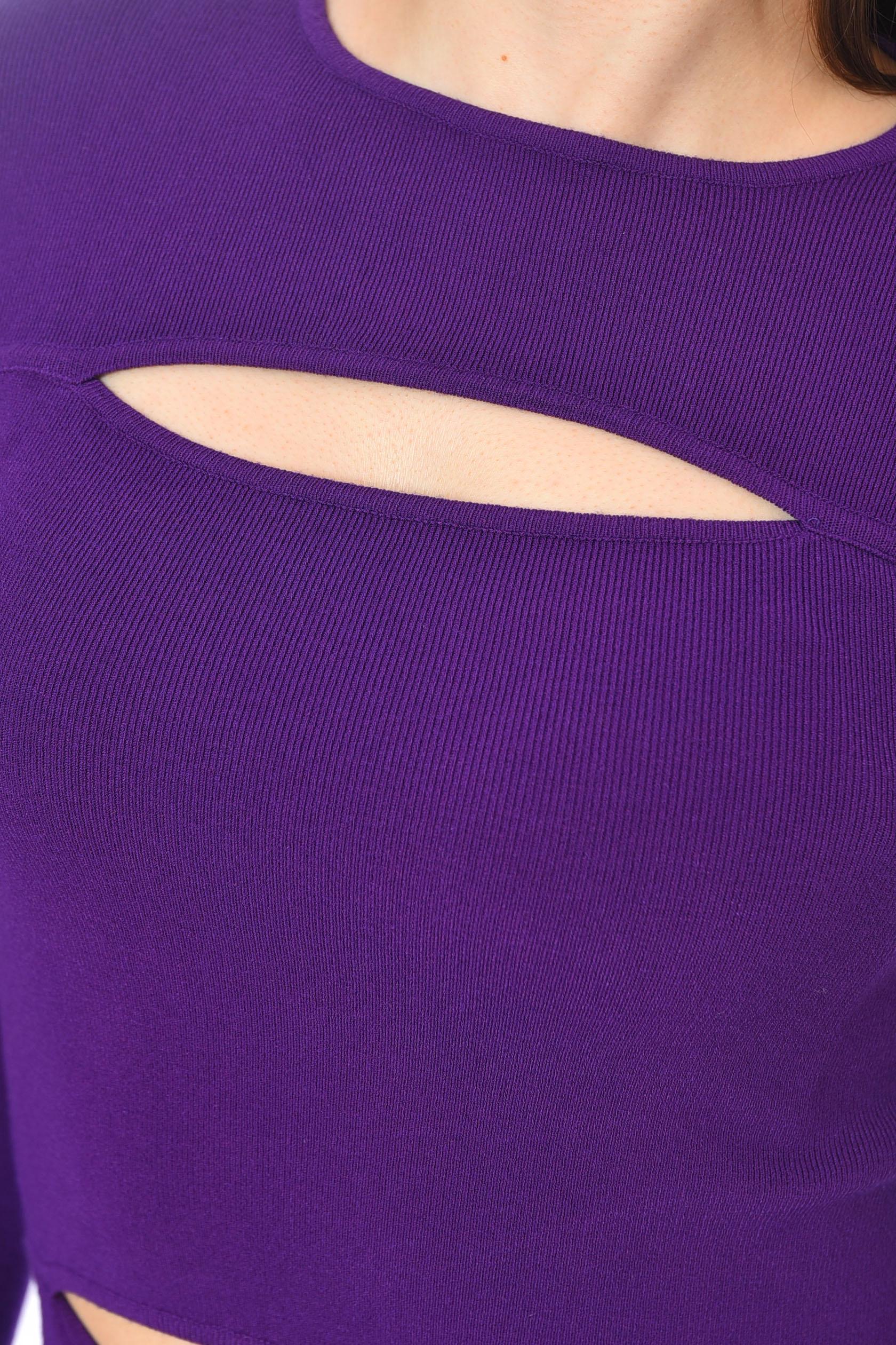 Кофта женская 198115 р. 42 Фиолетовый (198115_!298336_42) - фото 4