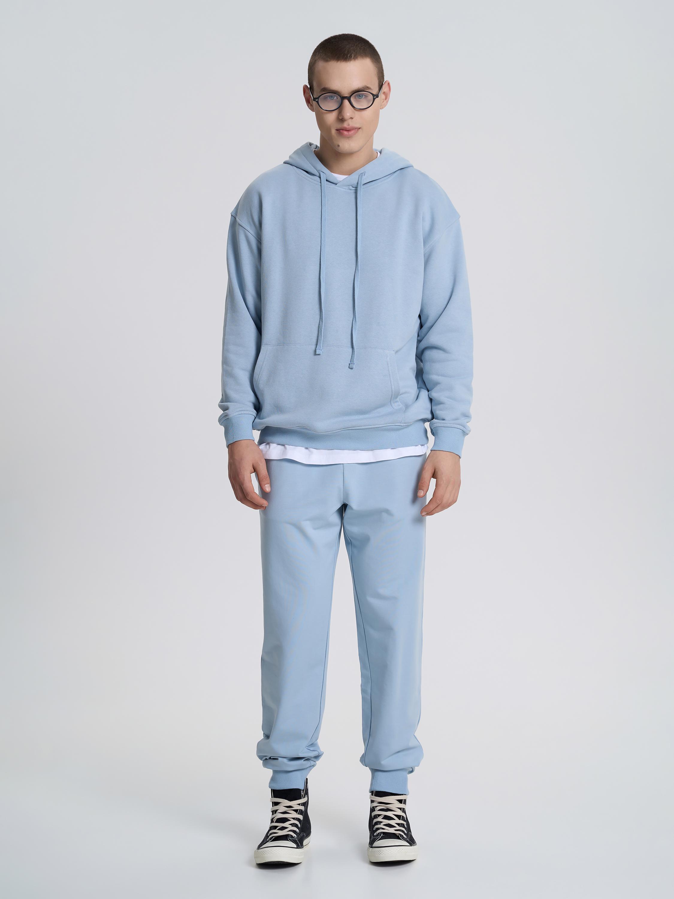 Худи мужской ROZA 231118 XS Серо-голубой (4824005723445) - фото 2 Худи мужской ROZA 231118 XS Серо-голубой (4824005723445) - фото 2