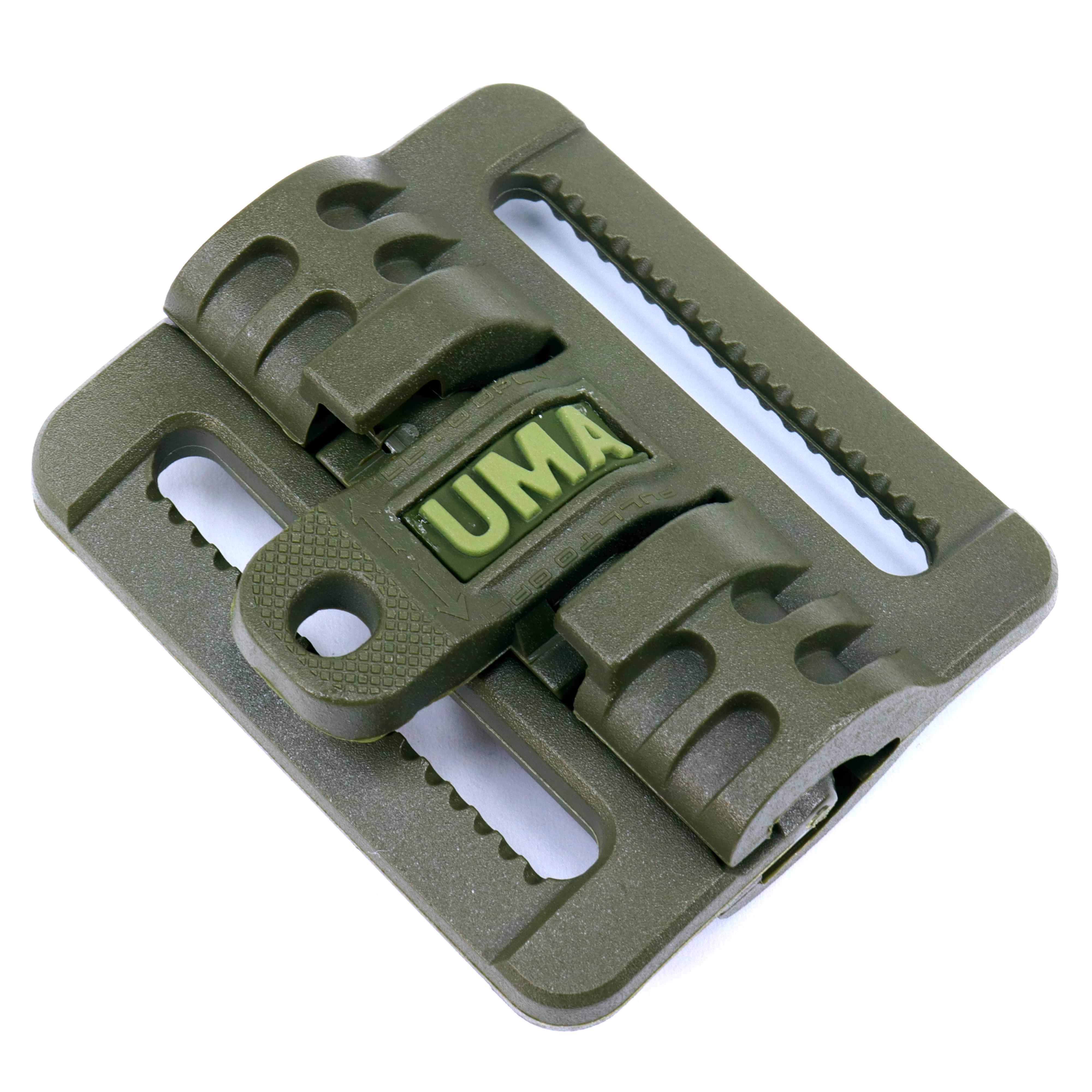 Пряжка быстрого сброса двусторонняя верхняя боковая 40 мм Оливковый (021436)