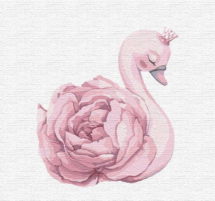 Картина по номерам Идейка Принцесса лебедь КНО2358 холст на подрамнике 30x30 см (1329520268)