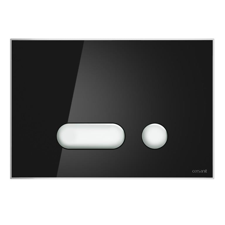 Кнопка зливу для інсталяції Cersanit Intera S97-023 глянцева Чорний (247257)