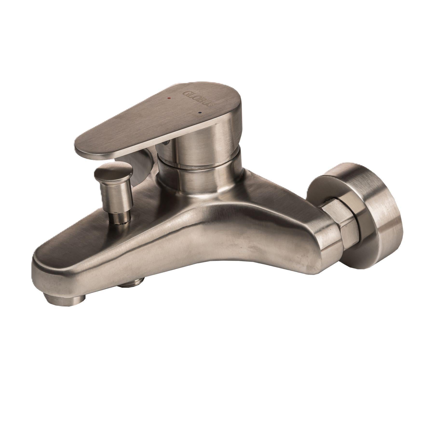 Смеситель для ванны Globus Lux нержавеющая сталь Сатин (16097)