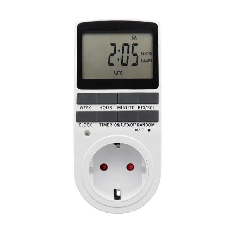 Розетка с таймером включения и выключения Timer Socket KWE-TM02-EU 8747 (020470)