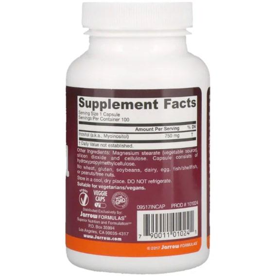 Инозитол Jarrow Formulas Inositol 750 мг 100 Veg Caps (JRW-01024) - фото 3 Инозитол Jarrow Formulas Inositol 750 мг 100 Veg Caps (JRW-01024) - фото 3