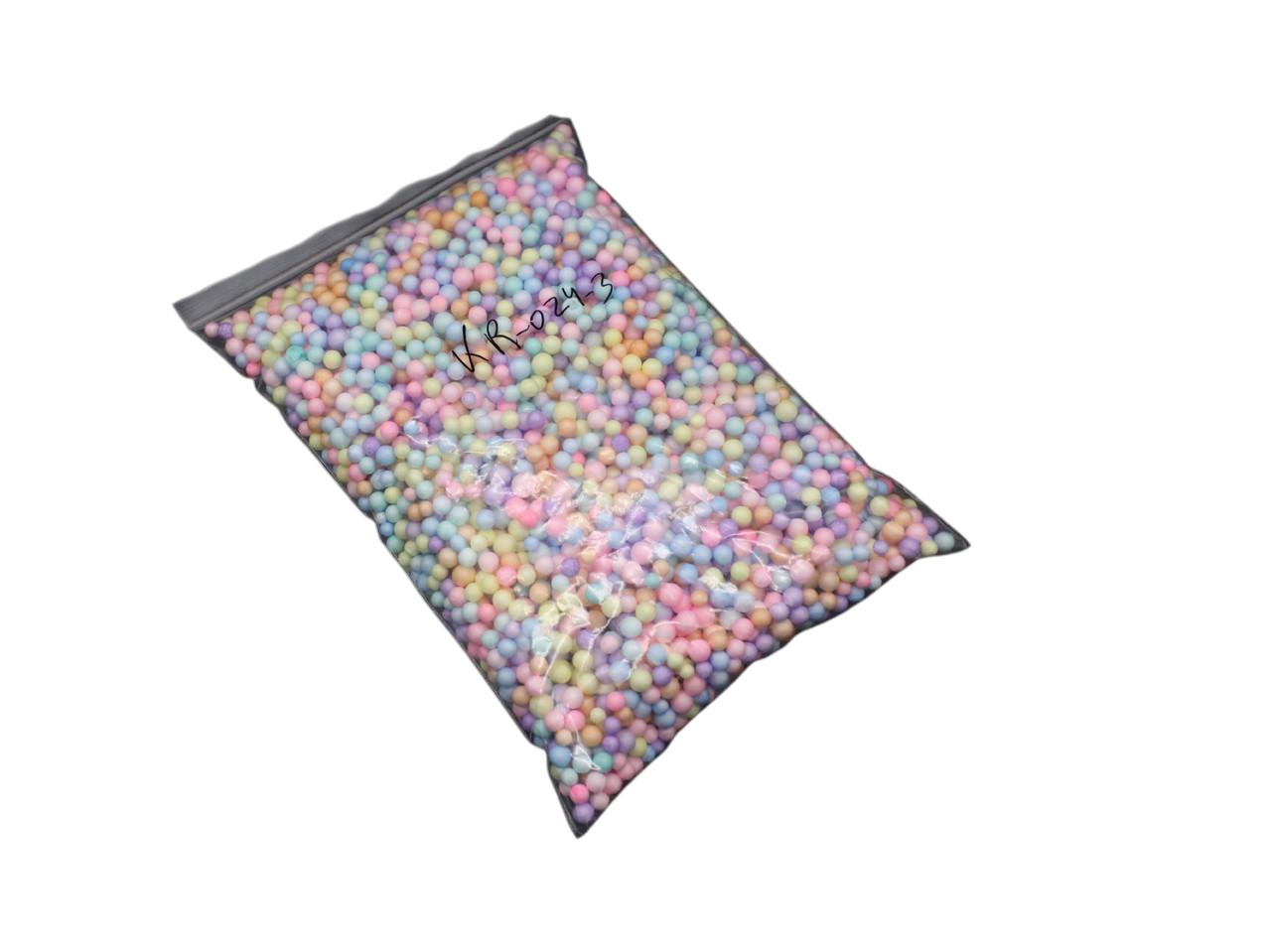 Шарики пенопластовые наполнитель для украшения и рукоделия 20 г Разноцветный (KR-024-3)