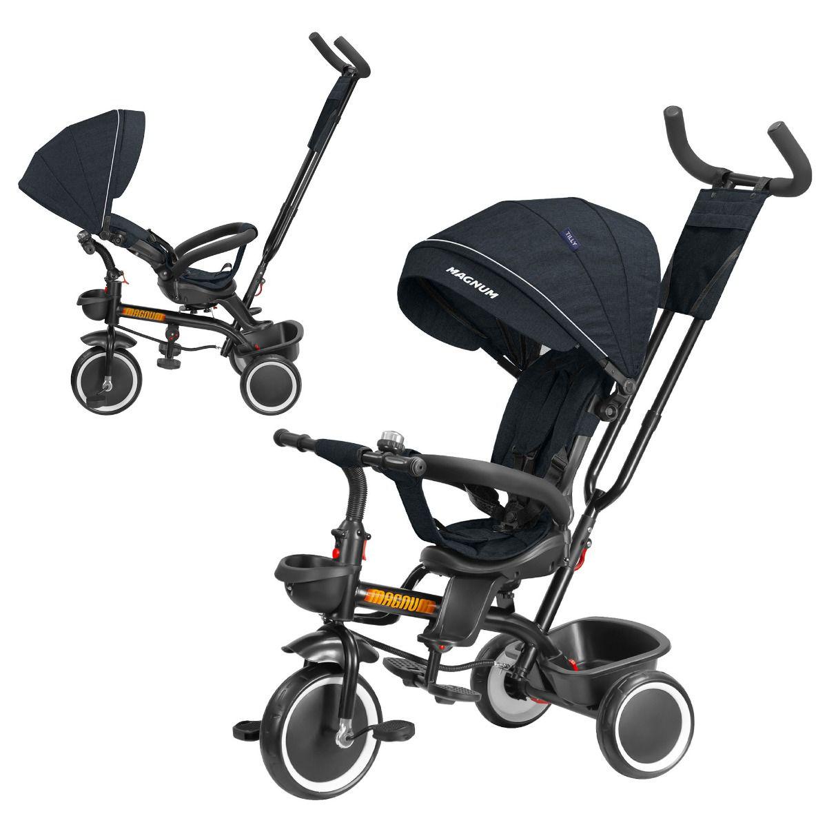 Велосипед дитячий триколісний Tilly Magnum T-3814 Black (1748362441) - фото 2