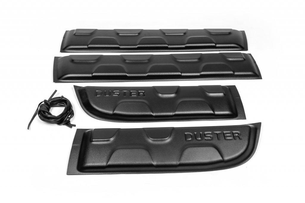 Молдинги с выпуклостями DDUУкраина Digital Designs для Renault Duster 2008-2017 гг. abs-пластик Черный