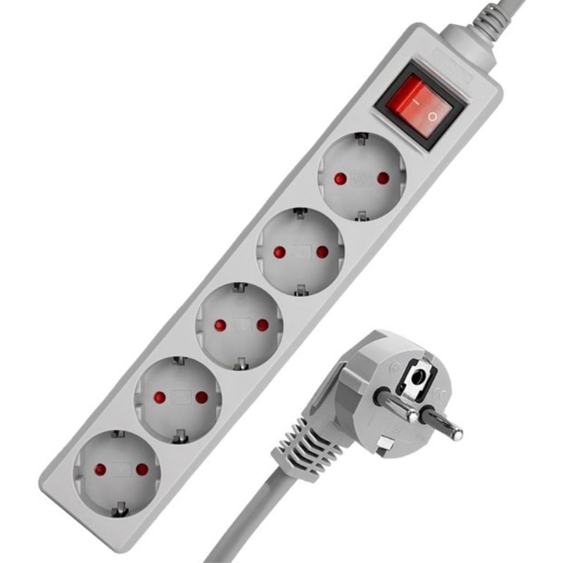 Сетевой фильтр-удлинитель Logan SFG5-3 5 розеток 3 м Gray (28690349) - фото 7 Сетевой фильтр-удлинитель Logan SFG5-3 5 розеток 3 м Gray (28690349) - фото 7