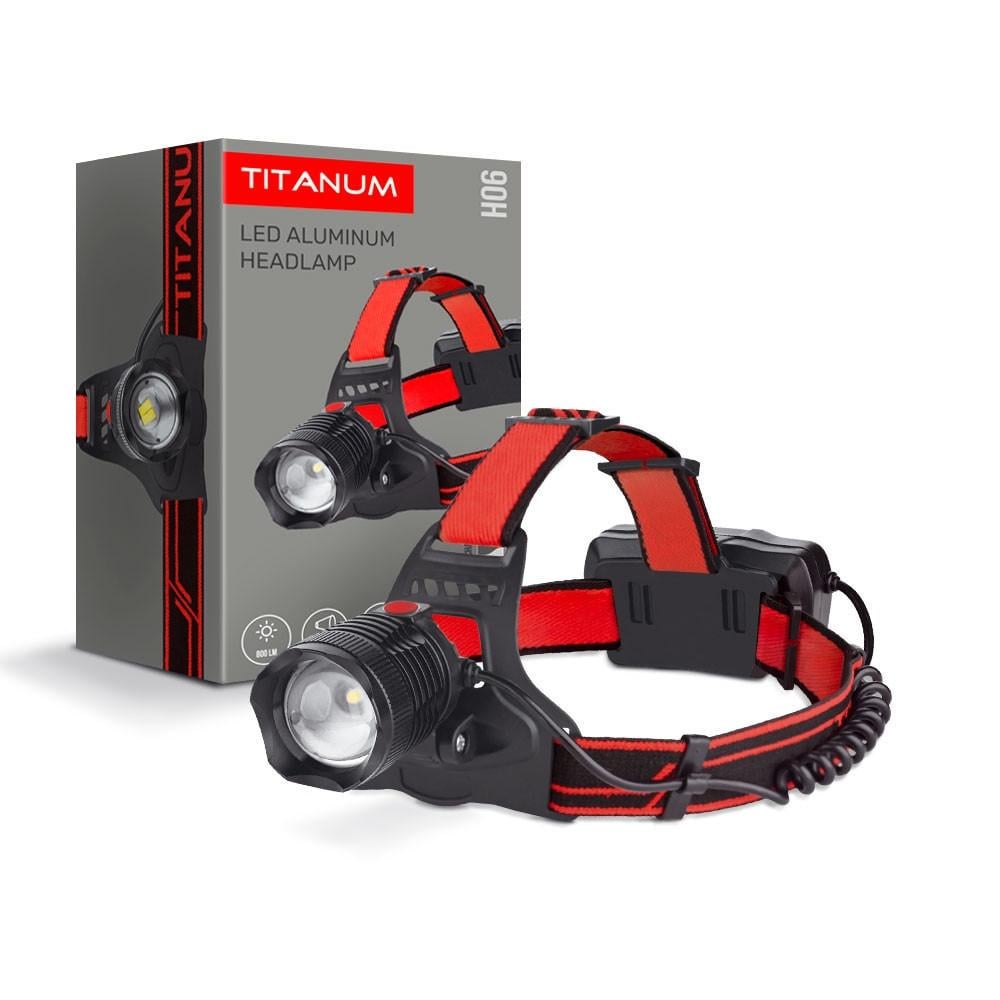 Ліхтарик налобний Titanium LED 800Lm 6500K Ліхтарик налобний Titanium LED 800Lm 6500K