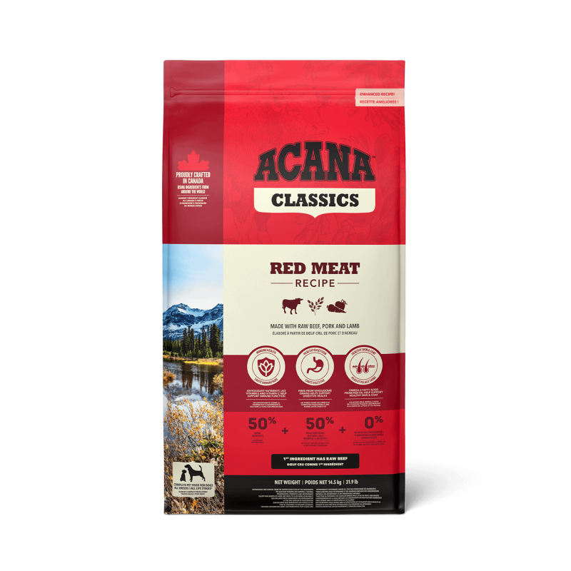 Корм сухой холистик для собак ACANA Dog Red Meat 9,7 кг (27733010)