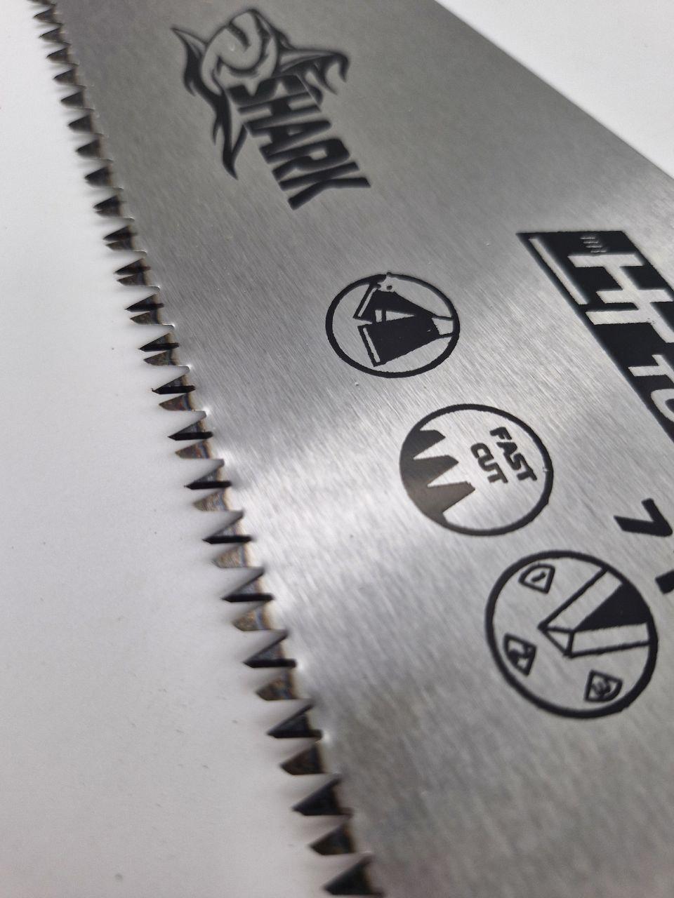 Ножовка по дереву HT HERMES TOOLS Shark 500 мм (26-002) - фото 2 Ножовка по дереву HT HERMES TOOLS Shark 500 мм (26-002) - фото 2