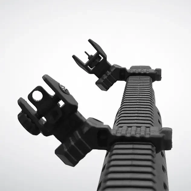 Мушка и целик DLG Tactical DLG-184 45° низкие складные на планку Picatinny (245540) - фото 8 Мушка и целик DLG Tactical DLG-184 45° низкие складные на планку Picatinny (245540) - фото 8