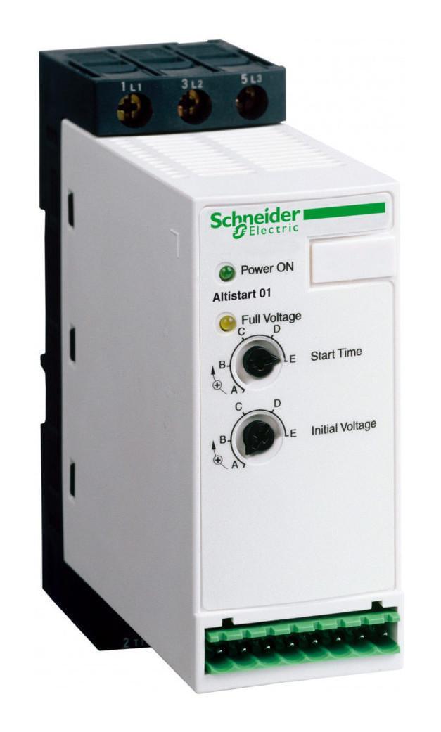 Устройство плавного пуска Schneider Electric ATS01 1Ф 12А 5,5 кВт 480 В (ATS01N112FT)