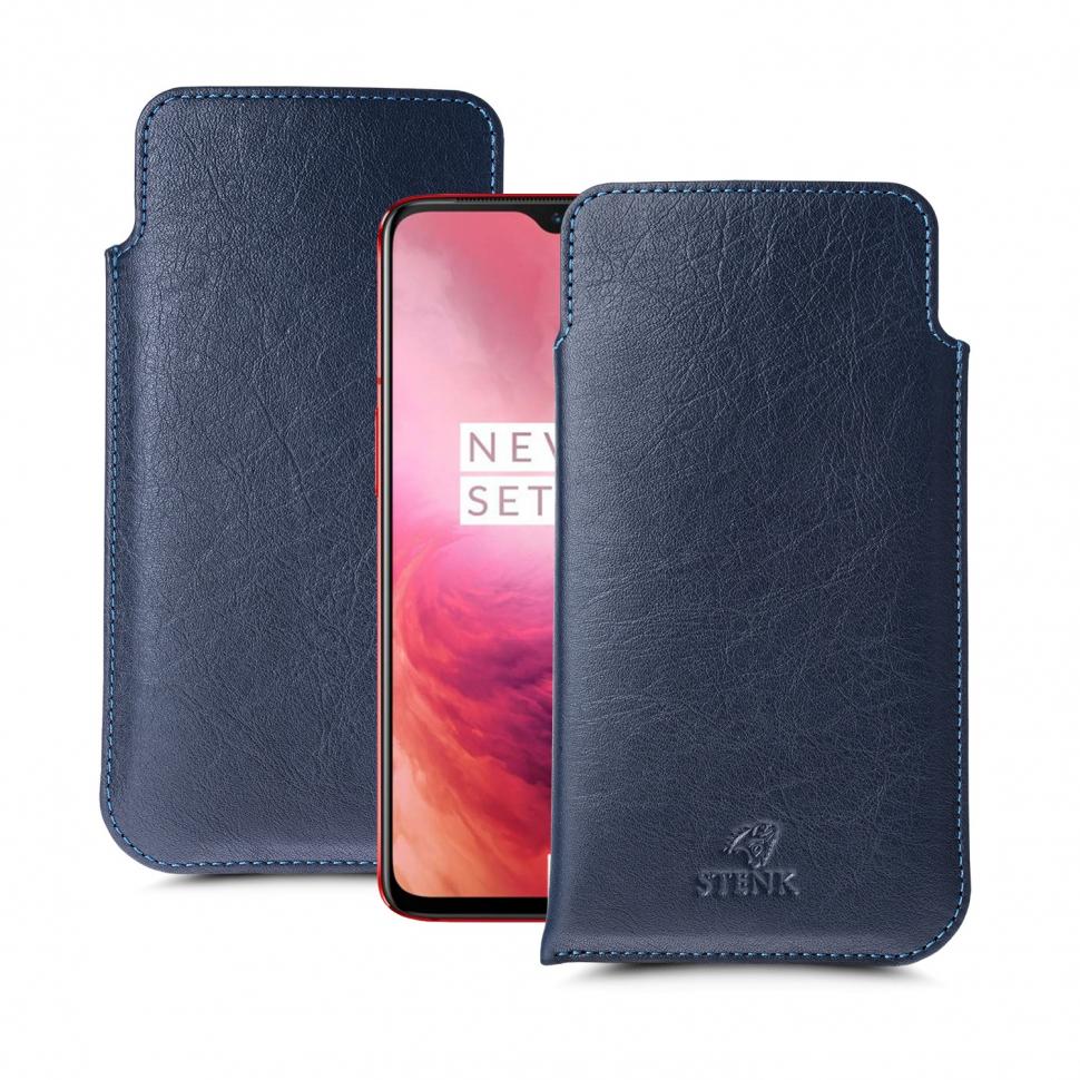 Футляр Stenk Elegance для OnePlus 7 Синий (63327)