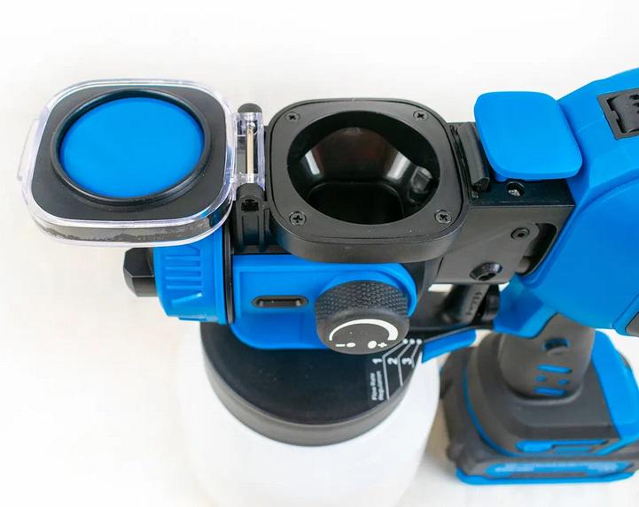 Краскопульт KRAISSMANN 503 ASP 20 MP 4000 мАг акумуляторний - фото 6