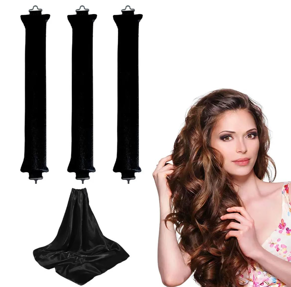 Бигуди велюровые с платком 24х3 см - фото 2 Бигуди велюровые с платком 24х3 см - фото 2