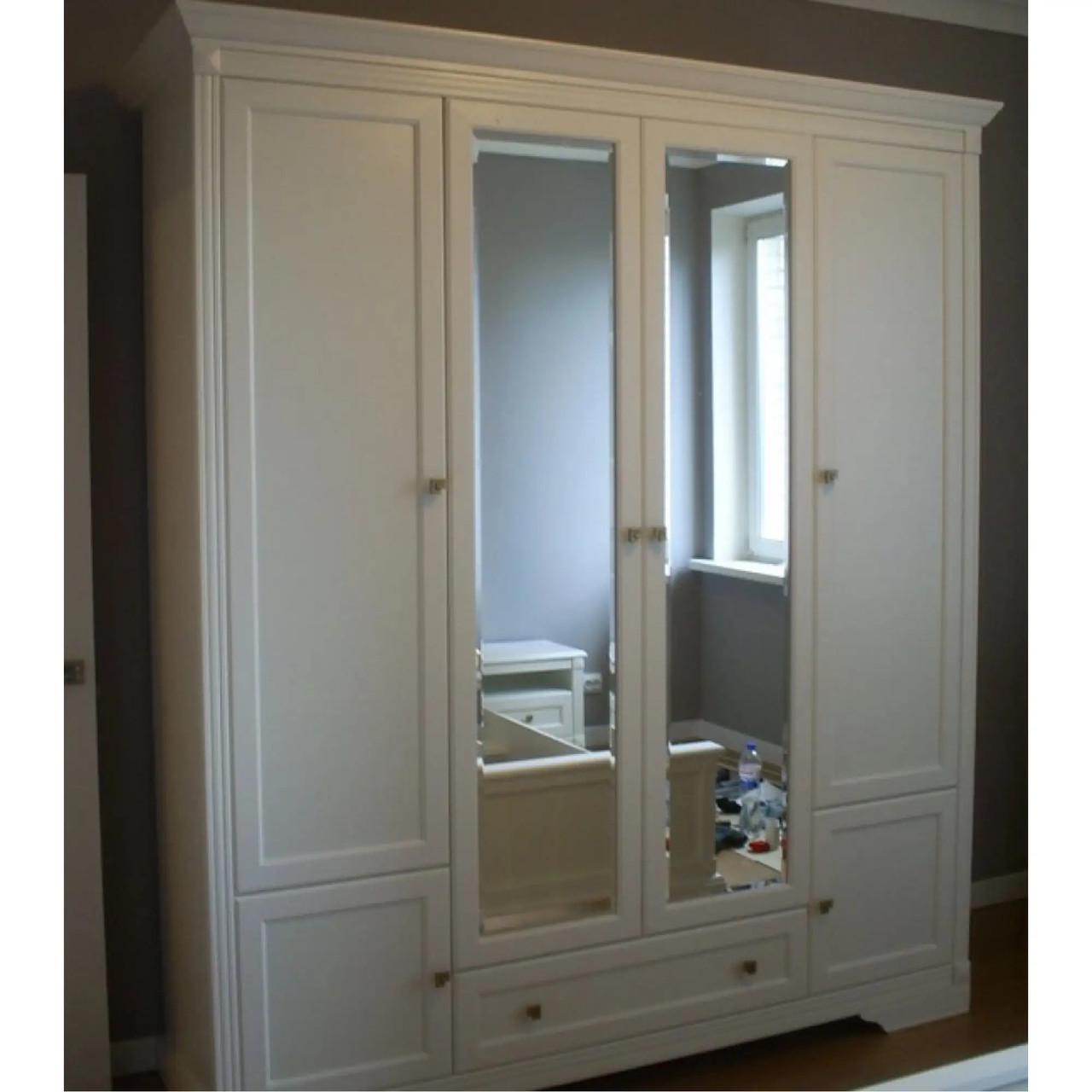 Шафа Гербор Клео 4d/1s Білий (GRB-1417) - фото 4 Шафа Гербор Клео 4d/1s Білий (GRB-1417) - фото 4