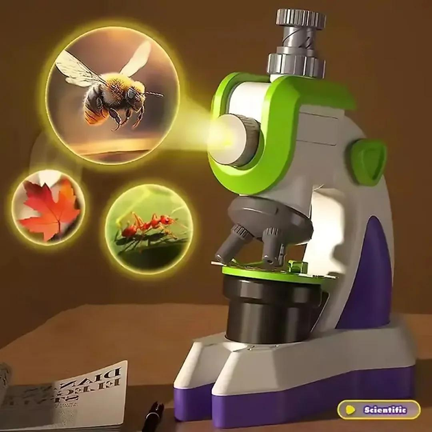 Мікроскоп дитячий цифровий для досліджень 100x/1200x (24849770) - фото 7 Мікроскоп дитячий цифровий для досліджень 100x/1200x (24849770) - фото 7
