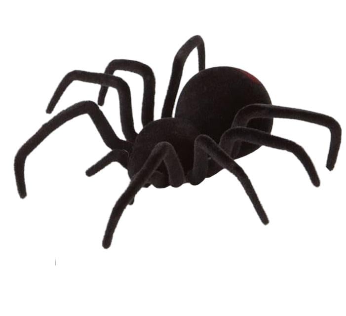 Паук на радиоуправлении Cute Sunlight Черная Вдова на батарейках светятся глаза Black (78862)