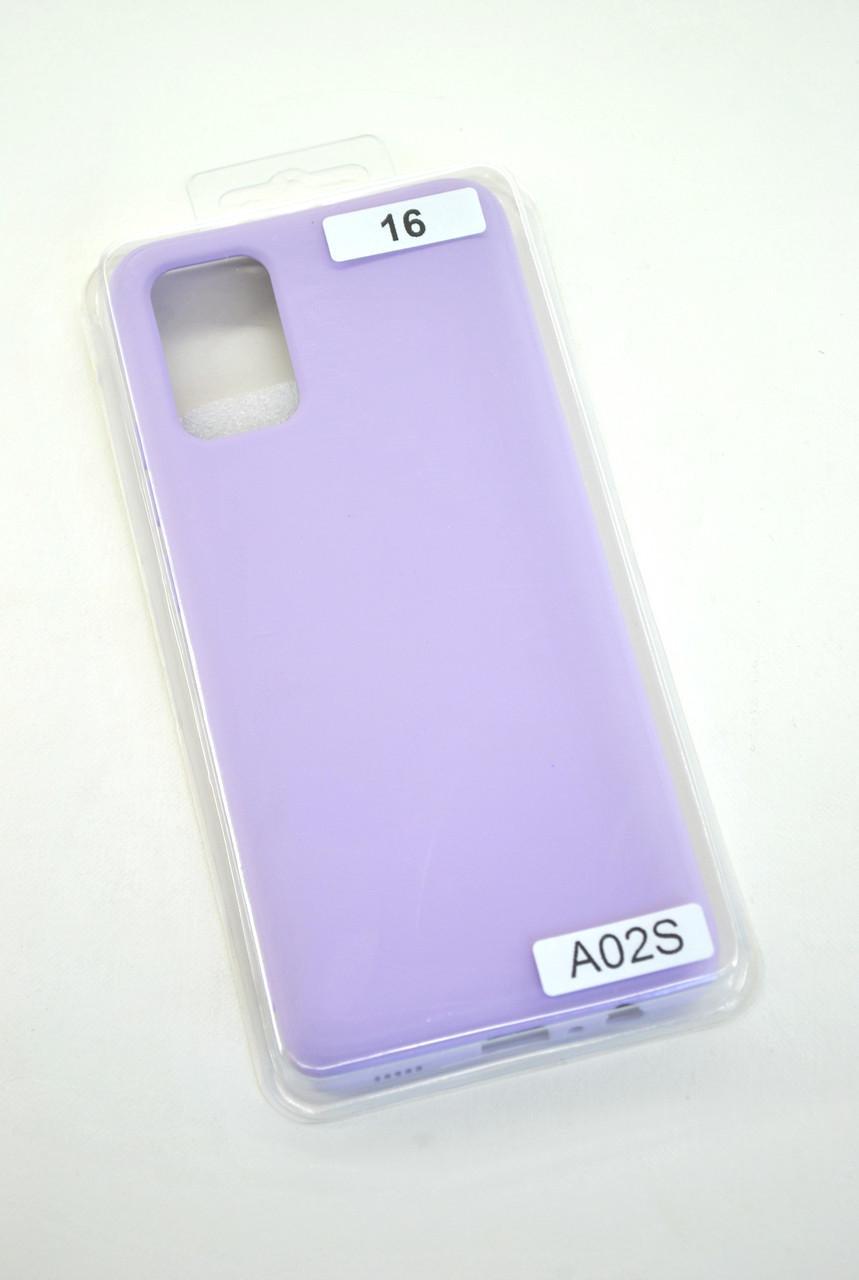 Чохол для телефону Samsung A02s / A025 Silicone FULL №16 Lilac (4you)