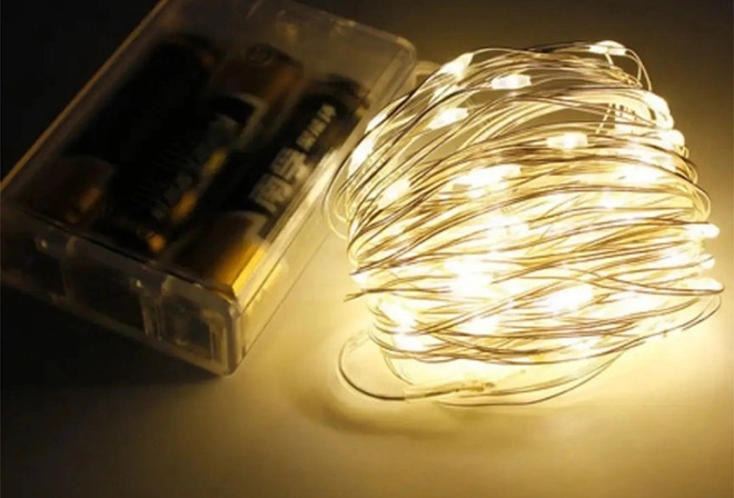 Гірлянда LED тепле світло 200 світлодіодів 20 м USB (42218) - фото 1