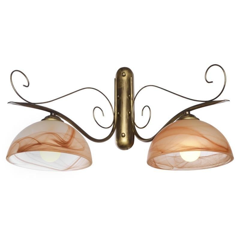 Бра спрямованого світла настінне накладне кантрі Brille BKL-067W/2 fiona