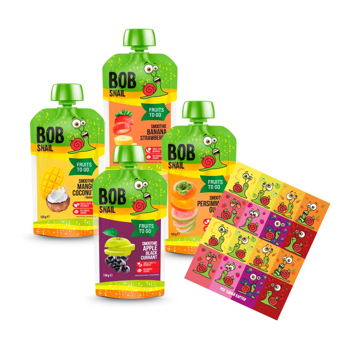 Набір Bob Snail Смузі Бокс з коміксом 480 г (2303764106) Набір Bob Snail Смузі Бокс з коміксом 480 г (2303764106)