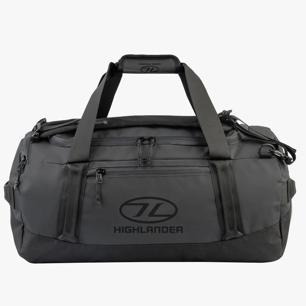 Сумка дорожная водозащитная Highlander Hauler Duffel 45 л Black (931673) Сумка дорожная водозащитная Highlander Hauler Duffel 45 л Black (931673)