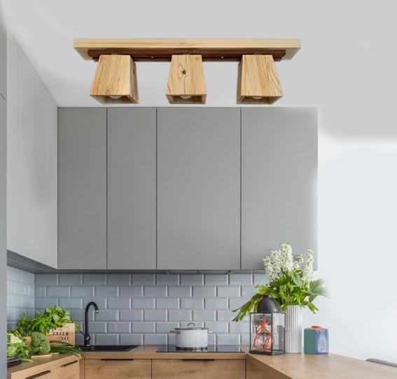 Люстра деревянная потолочная (2087089893) - фото 4 Люстра деревянная потолочная (2087089893) - фото 4