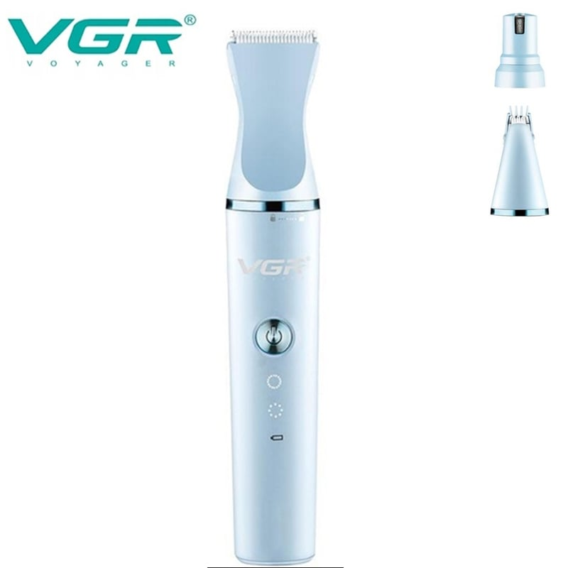 Тример для стрижки тварин VGR V-205 бездротовий акумуляторний Блакитний (GR-04988) - фото 5 Тример для стрижки тварин VGR V-205 бездротовий акумуляторний Блакитний (GR-04988) - фото 5