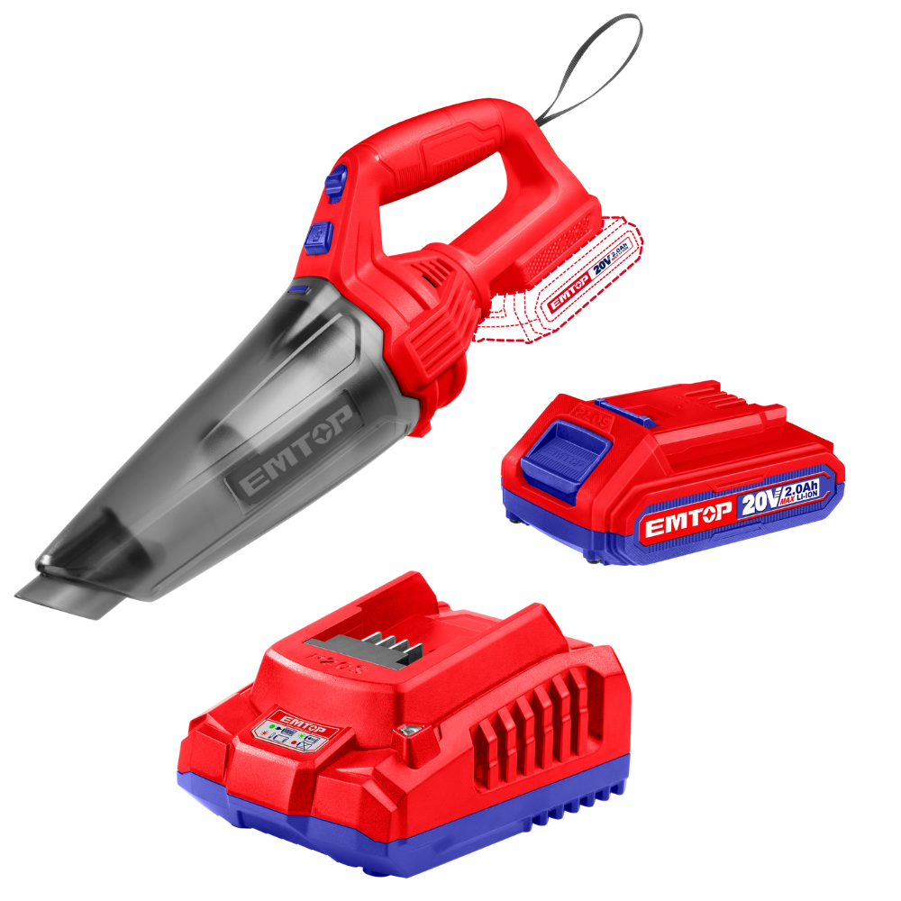 Пылесос ручной аккумуляторный EMTOP ELVC2012611 SET