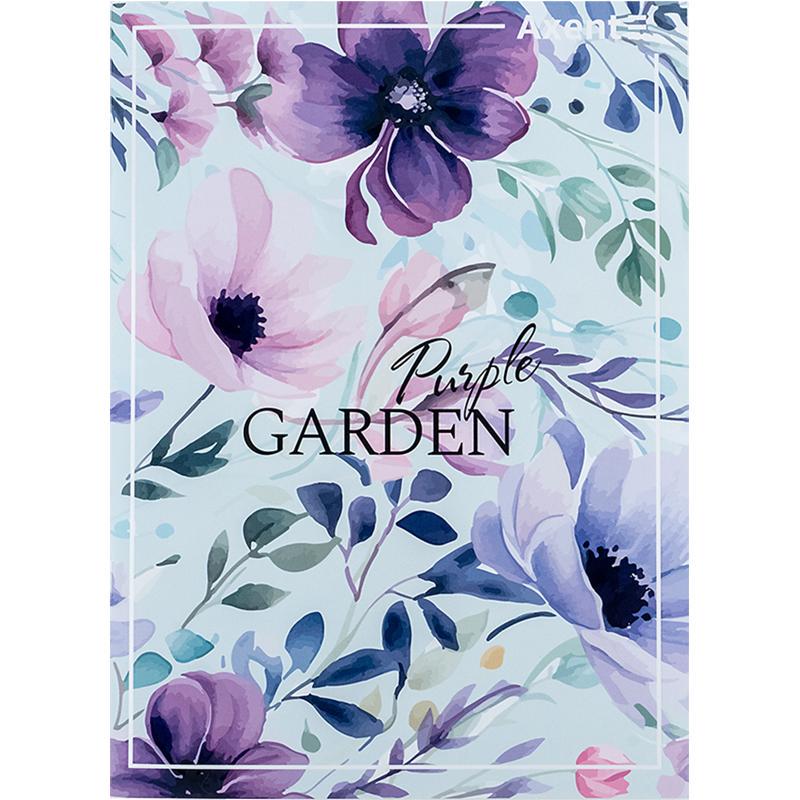 Тетрадь для записей в мягкой обложке на скобе А4 96 л. в клетку с с софт тач покрытием покрытием (4782-6)