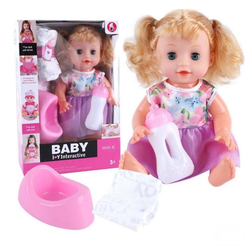Лялька-пупс Baby Interactive п’є та пісяє з горщиком і пляшечкою (2834265401) - фото 2 Лялька-пупс Baby Interactive п’є та пісяє з горщиком і пляшечкою (2834265401) - фото 2