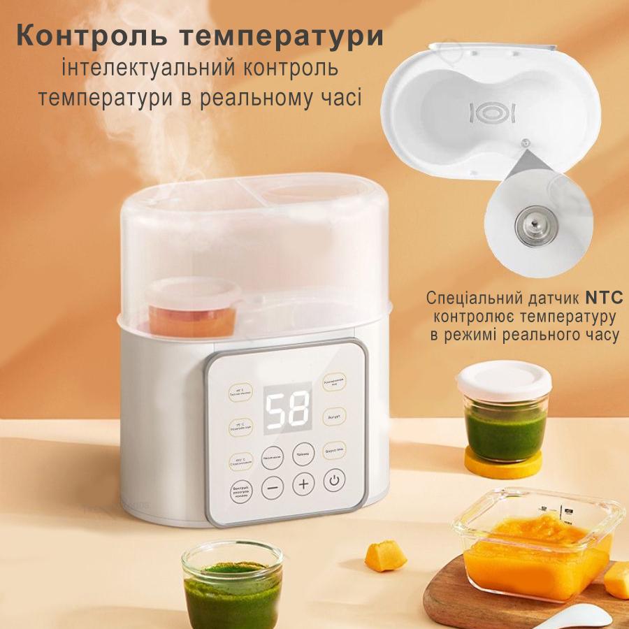 Подогреватель и стерилизатор для детских бутылочек на две бутылочки с таймером и отложенным запуском Warmer 2С (29864554) - фото 3 Подогреватель и стерилизатор для детских бутылочек на две бутылочки с таймером и отложенным запуском Warmer 2С (29864554) - фото 3