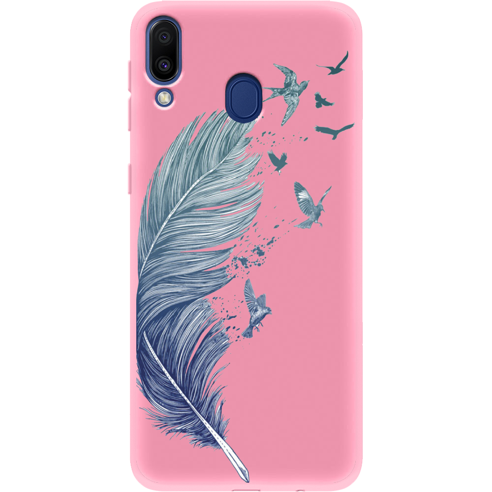 Чехол Boxface Samsung M205 Galaxy M20 Feather Розовый силикон (36205-cc38-43046)