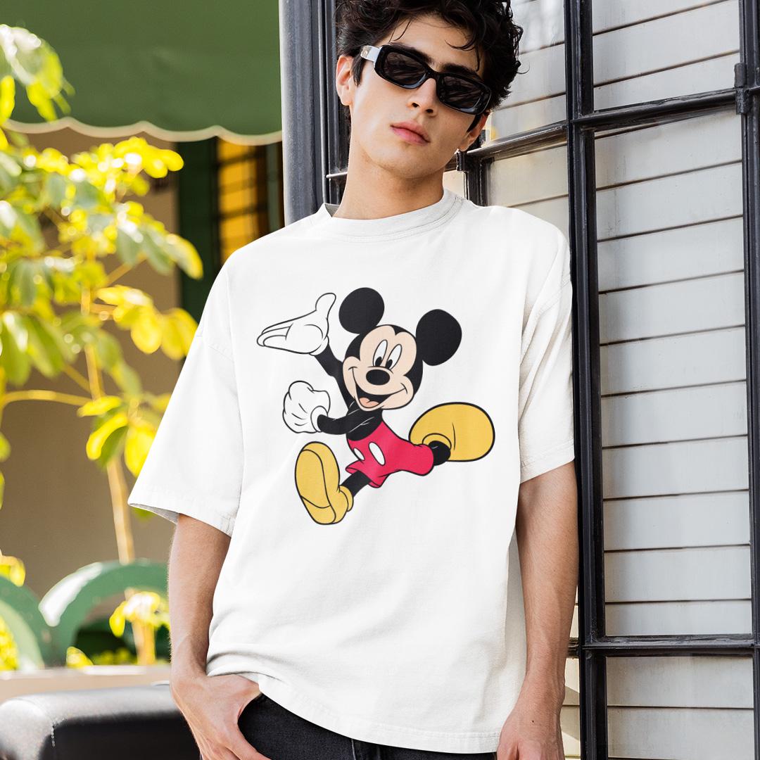 Футболка унисекс Mickey Mouse Happy Mouse wht 4XL Белый (0000008708)