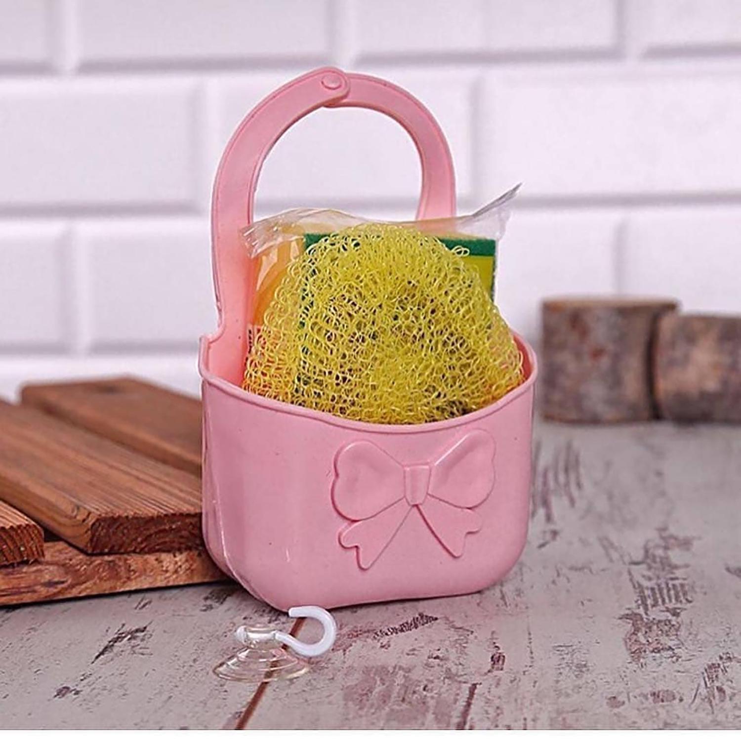 Карман-держатель силиконовый подвесной с губкой для мытья посуды и скребком (87109) - фото 6 Карман-держатель силиконовый подвесной с губкой для мытья посуды и скребком (87109) - фото 6