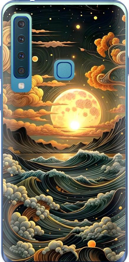 Чехол на Samsung Galaxy A9 (2018) Арт волны (6332t-1503-42517)