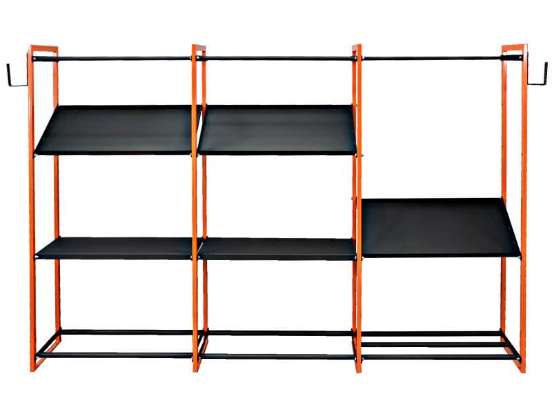 Стеллаж металлический для хранения спортивного инвентаря Kompred OL656/1