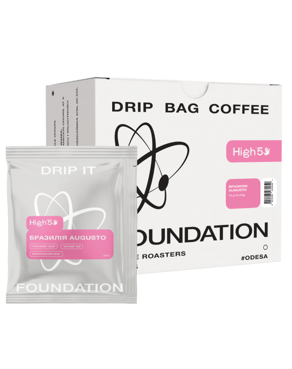 Дрип-кофе Foundation Coffee Roasters Бразилия Augusto 7 шт./пак.
