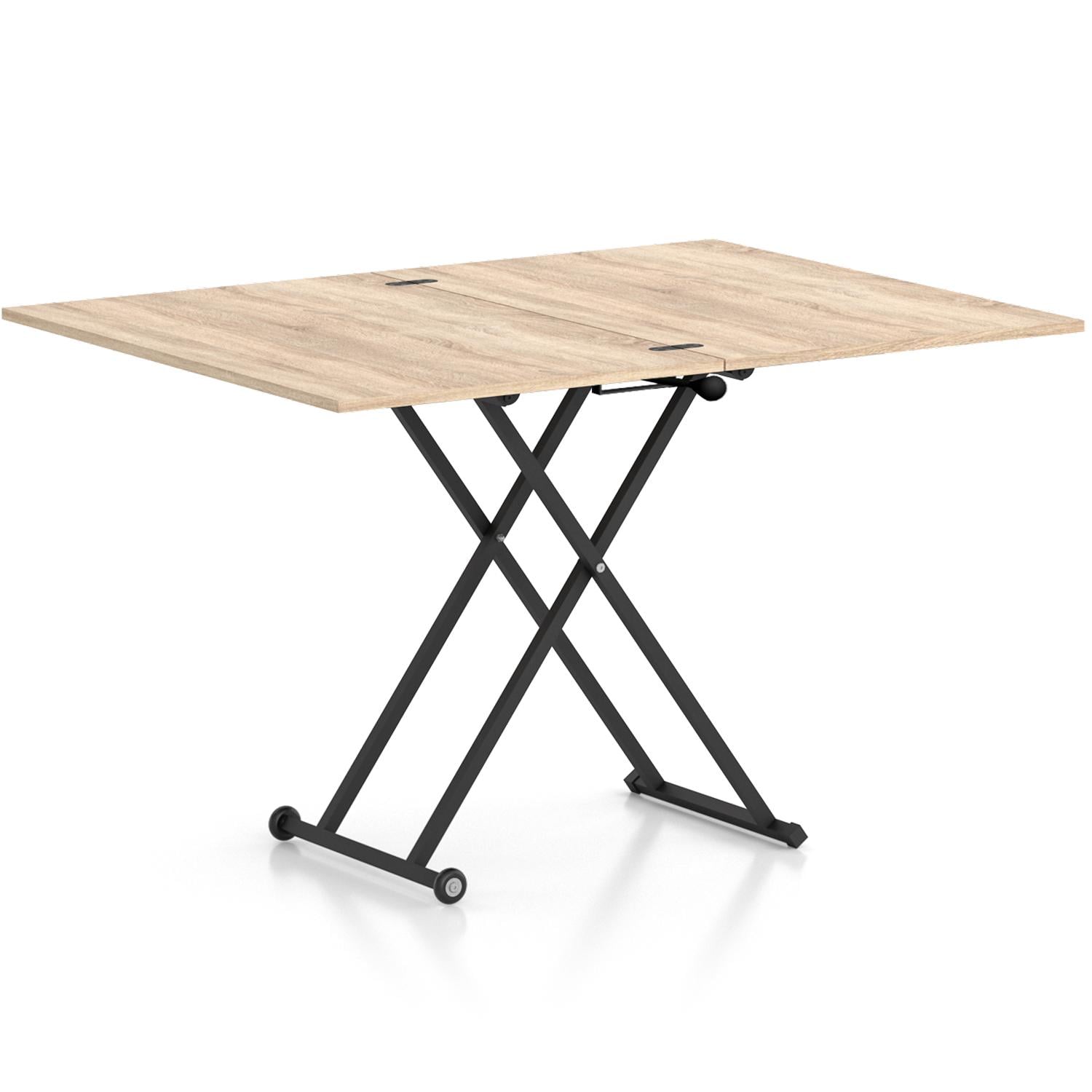 Стол-трансформер с регулировкой высоты Knap Knap Dragonfly 900/1200x600x760 мм Дуб сонома (S201002103)